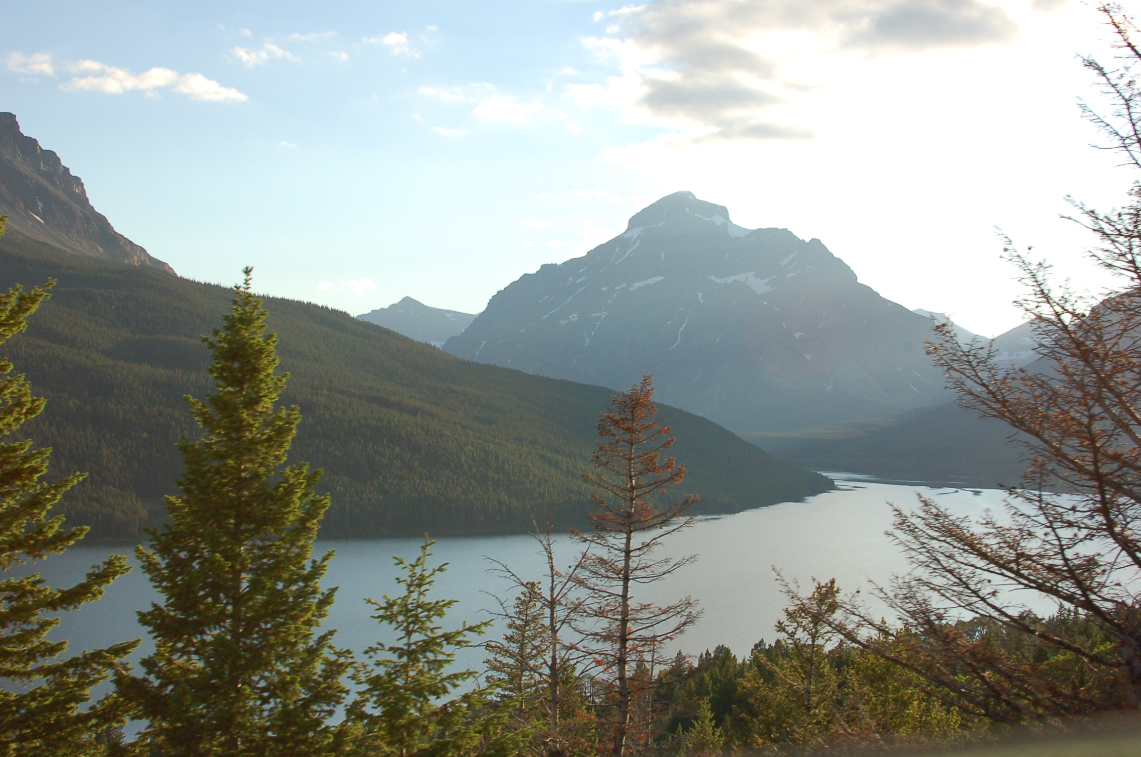 Lake and mountains
